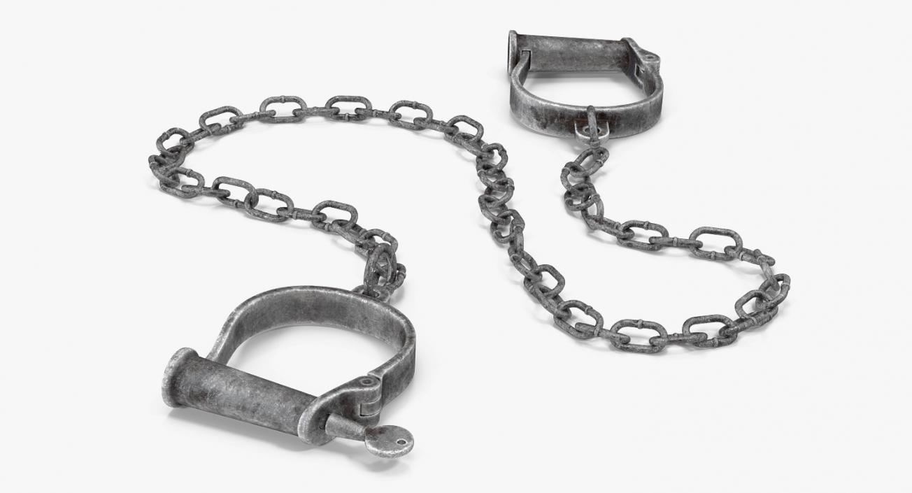 3D Old Leg Shackles