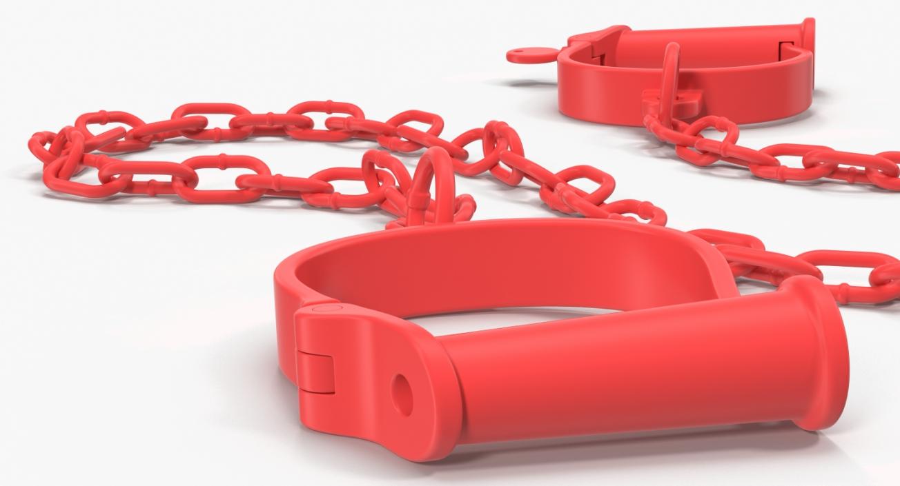 3D Old Leg Shackles