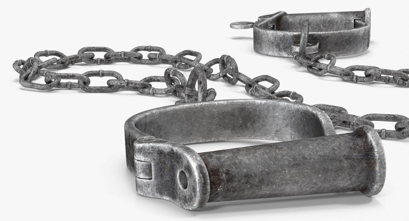 3D Old Leg Shackles