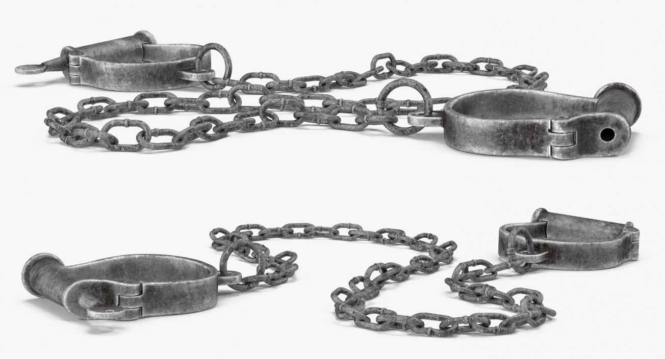 3D Old Leg Shackles