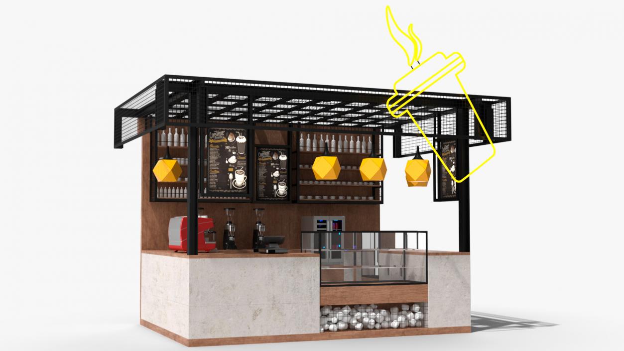 3D model Coffee Shops Collection 2