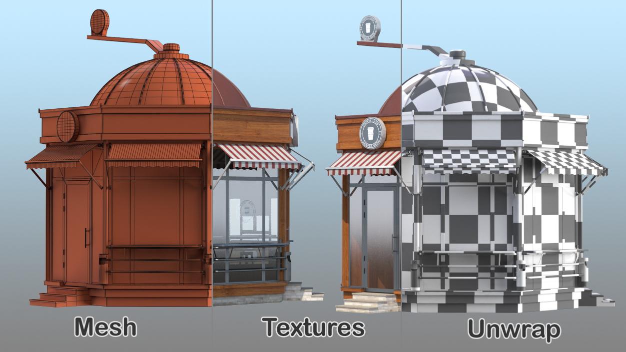 3D model Coffee Shops Collection 2