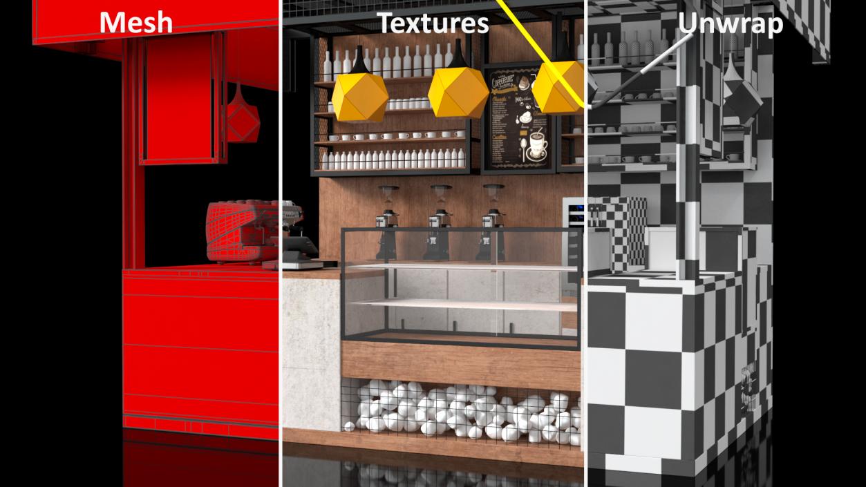 3D model Coffee Shops Collection 2