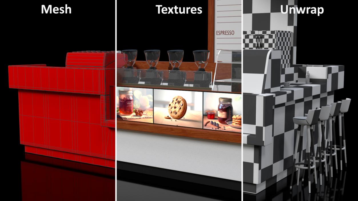 3D model Coffee Shops Collection 2