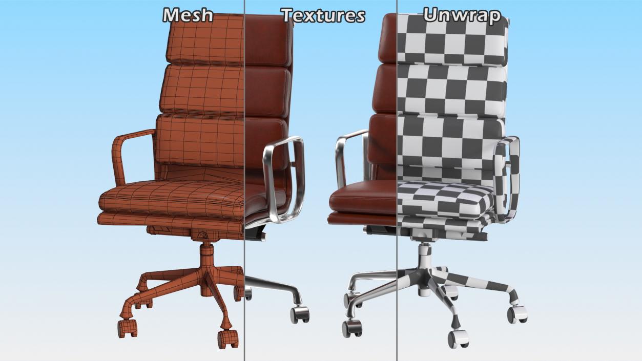 3D Office Chairs Collection 3