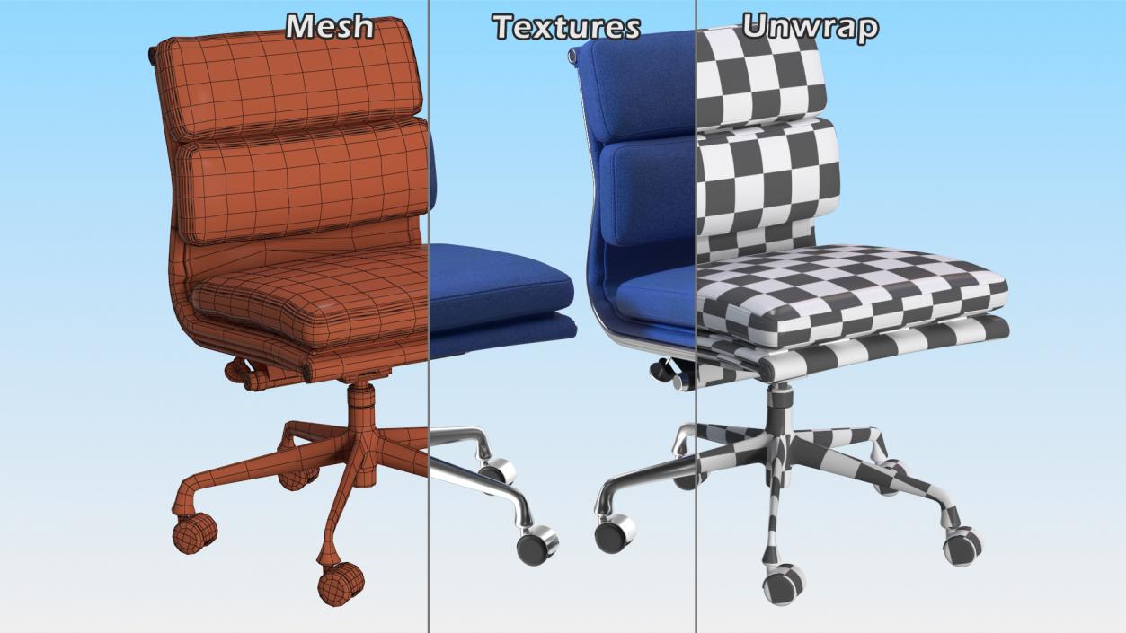 3D Office Chairs Collection 3