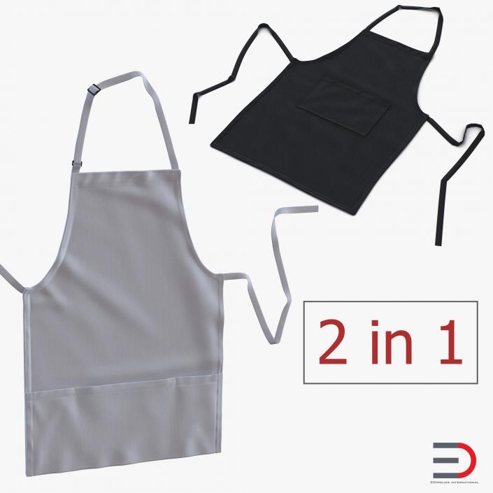 Cafe Aprons Collection 3D