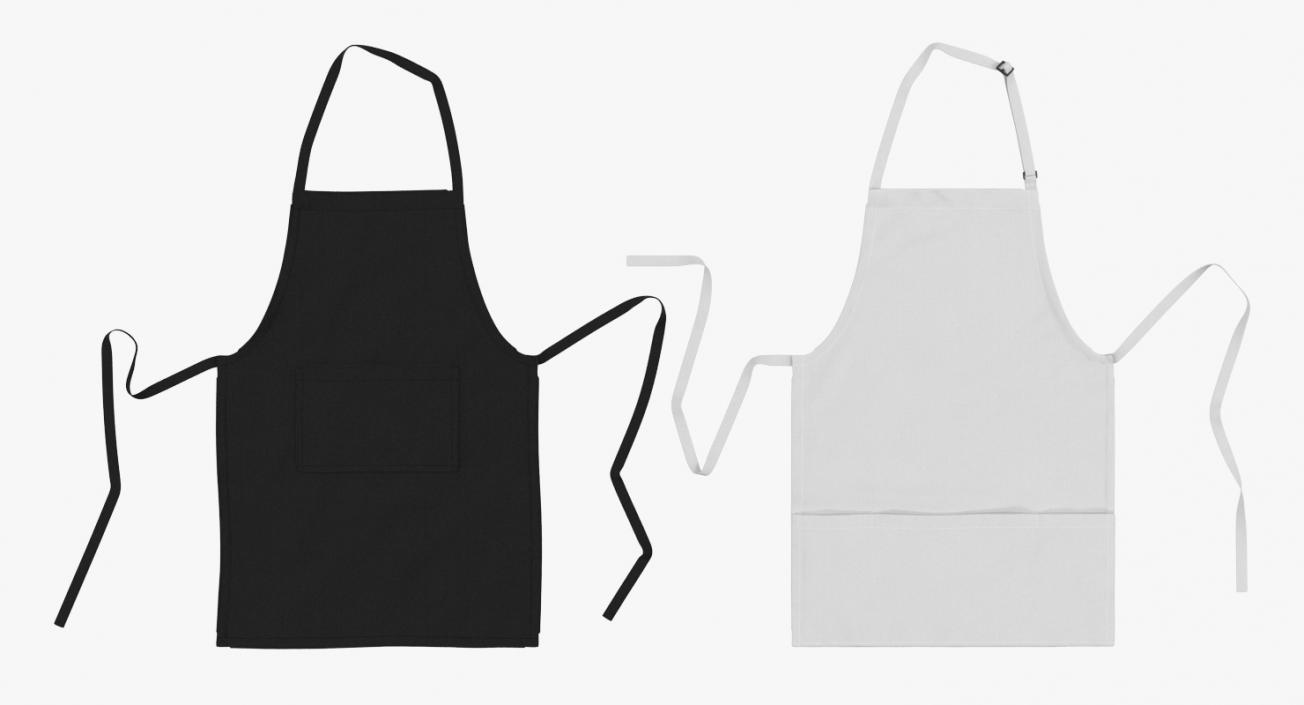 Cafe Aprons Collection 3D