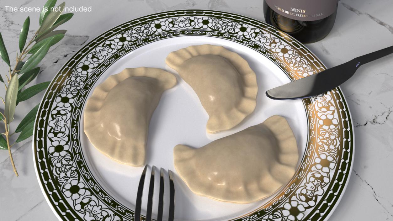 3D model ﻿Cooked Dumplings Collection 2