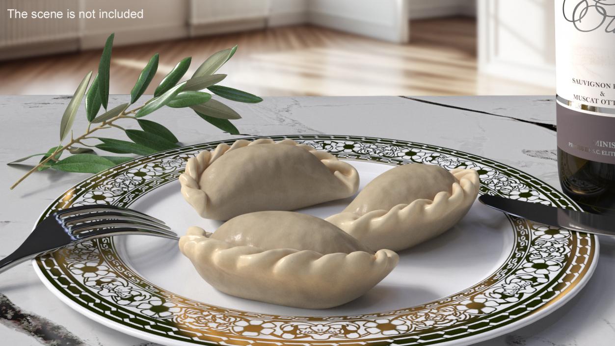 3D model ﻿Cooked Dumplings Collection 2