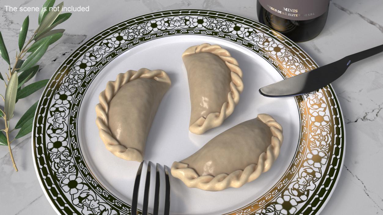 3D model ﻿Cooked Dumplings Collection 2