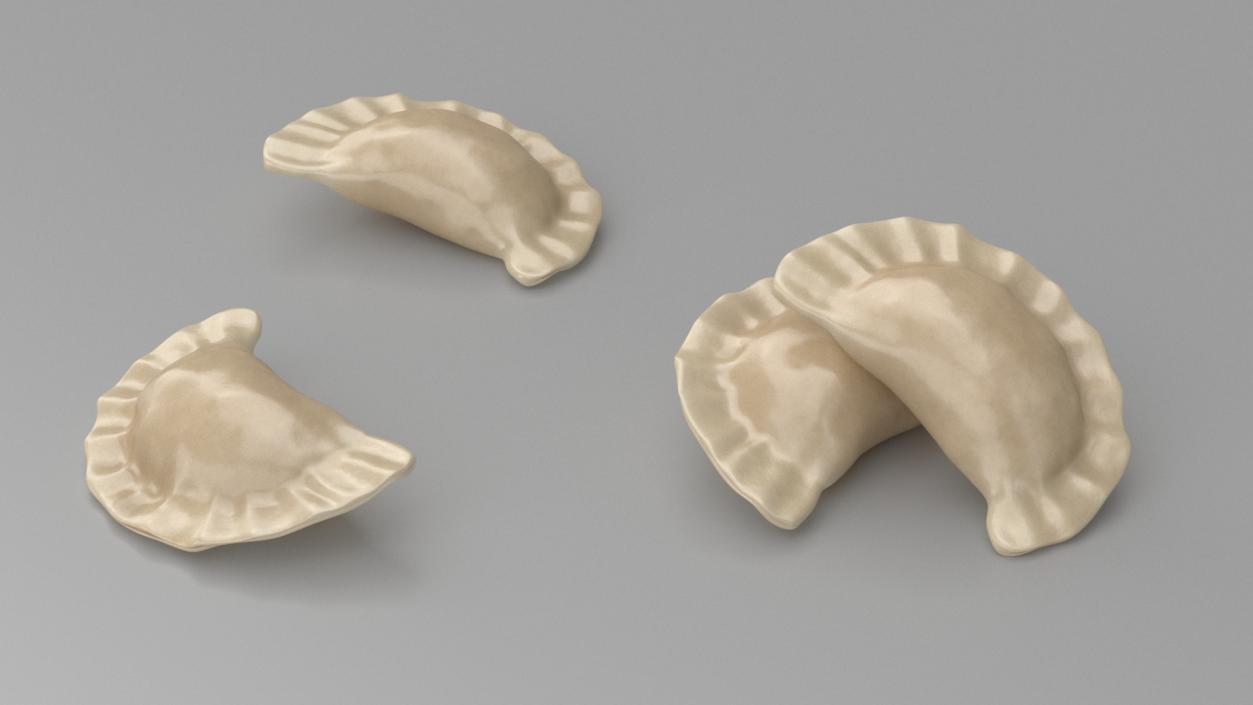 3D model ﻿Cooked Dumplings Collection 2