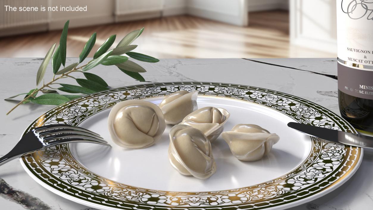 3D model ﻿Cooked Dumplings Collection 2