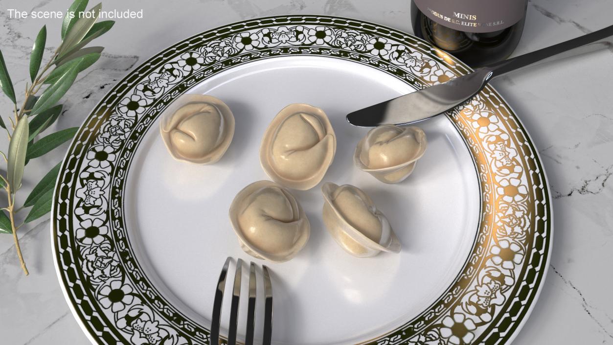 3D model ﻿Cooked Dumplings Collection 2