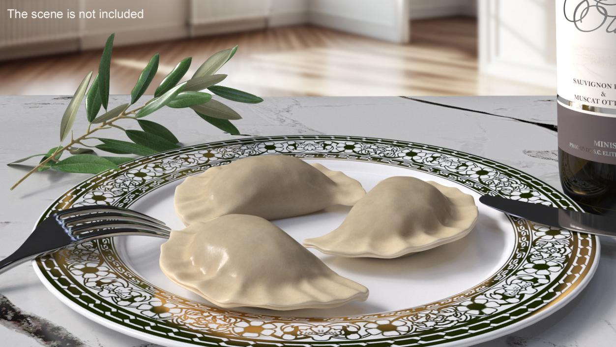 3D model ﻿Cooked Dumplings Collection 2