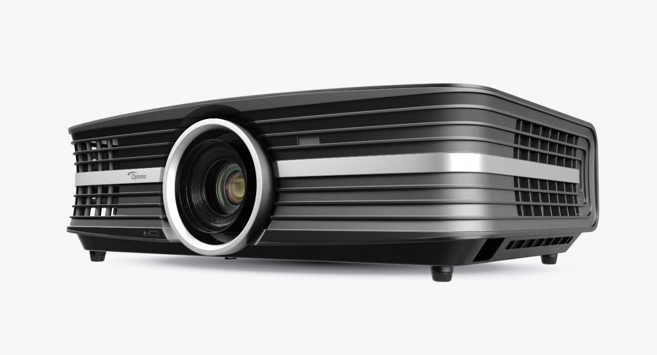 Optoma UHD60 4K Home Theatre Projector Black 3D model