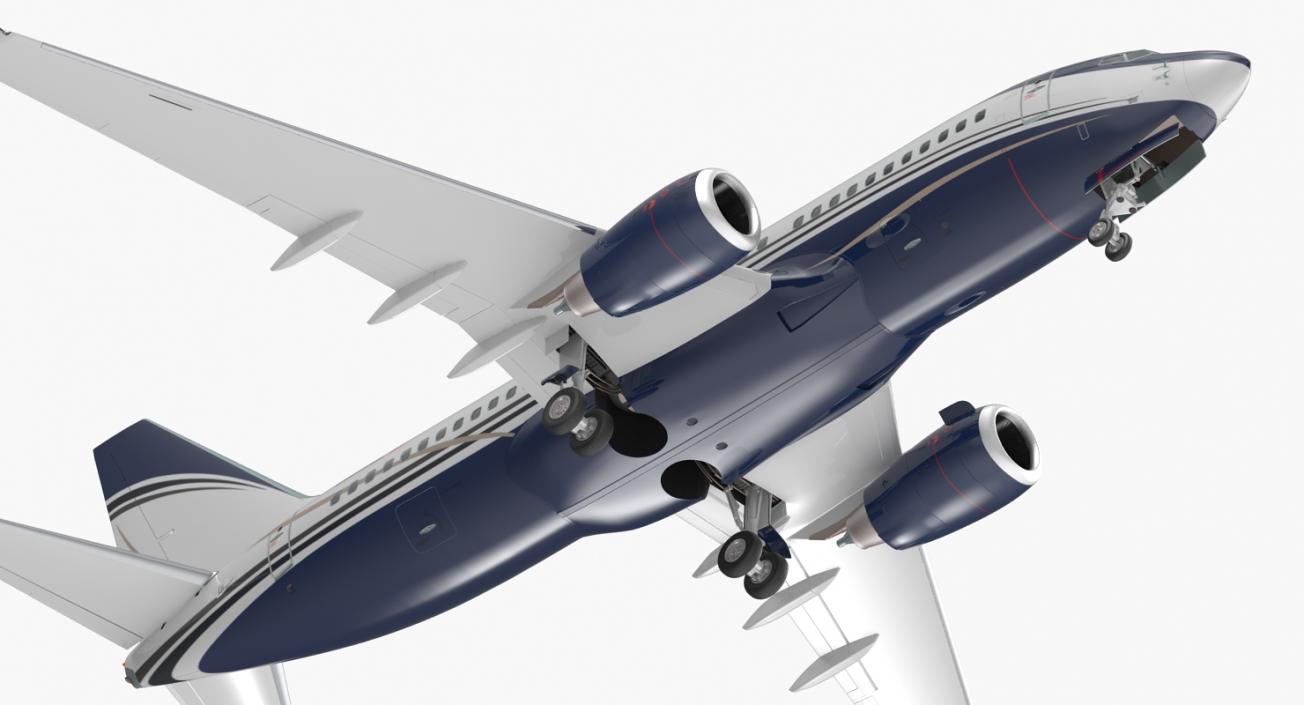 Boeing 737-700 Generic Rigged 3D model