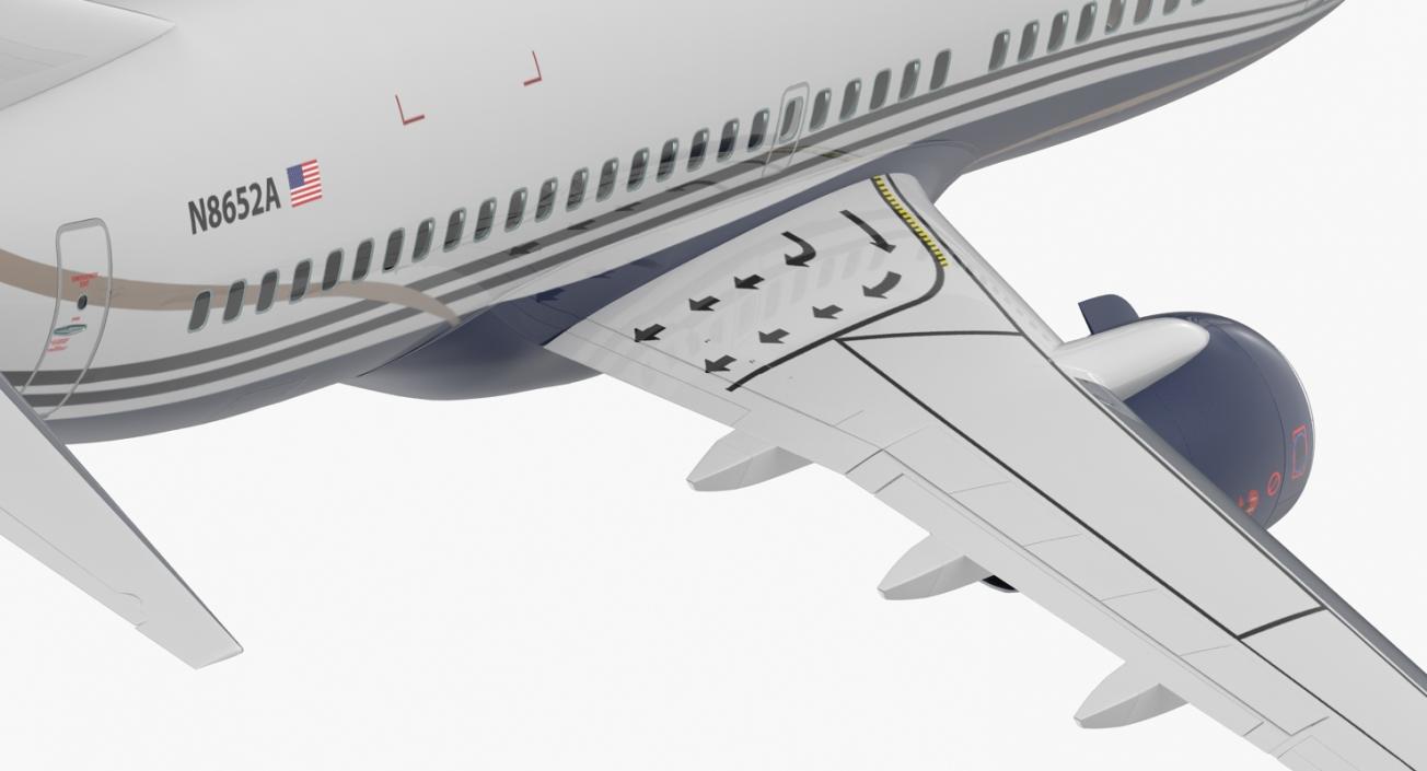 Boeing 737-700 Generic Rigged 3D model