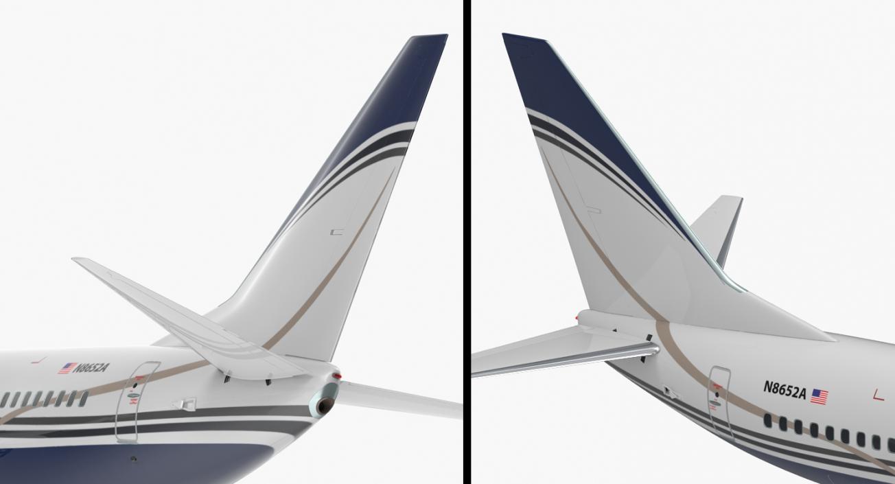 Boeing 737-700 Generic Rigged 3D model