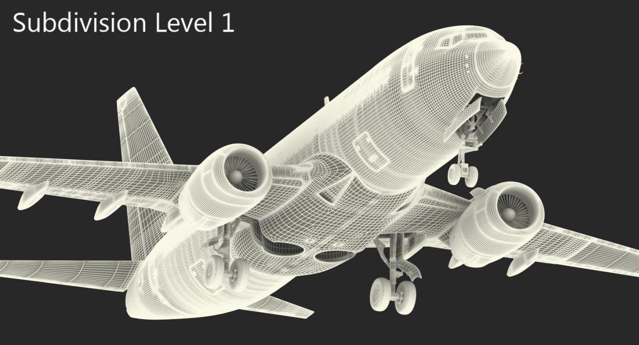 Boeing 737-700 Generic Rigged 3D model