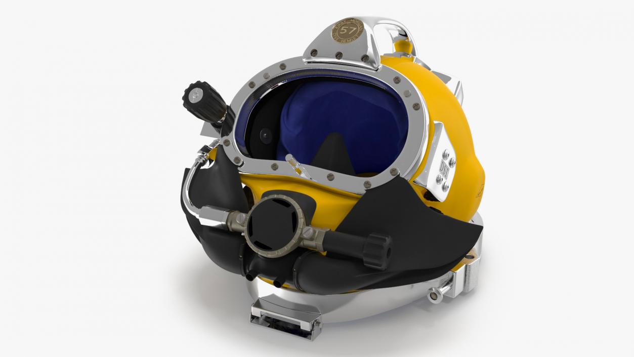 3D model Kirby Morgan 57 Commercial Diving Helmet