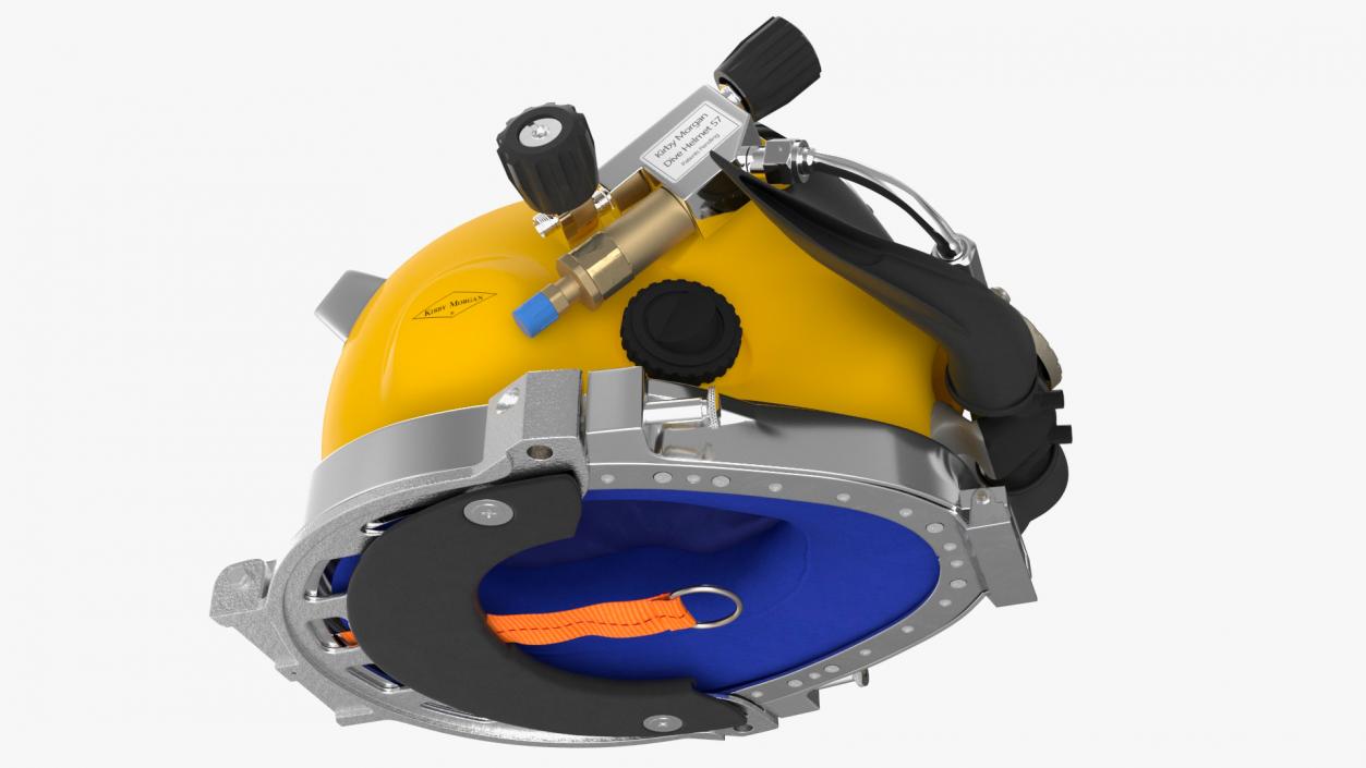 3D model Kirby Morgan 57 Commercial Diving Helmet