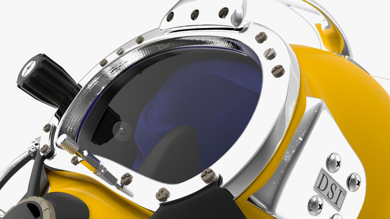 3D model Kirby Morgan 57 Commercial Diving Helmet