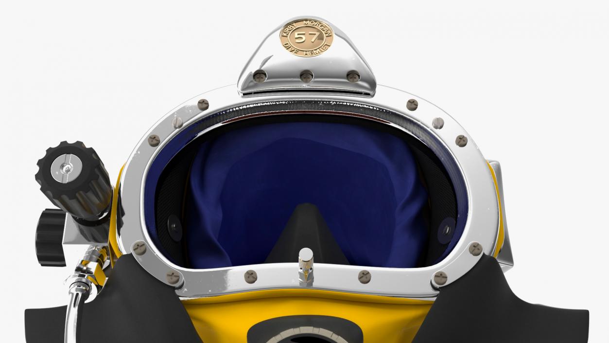 3D model Kirby Morgan 57 Commercial Diving Helmet