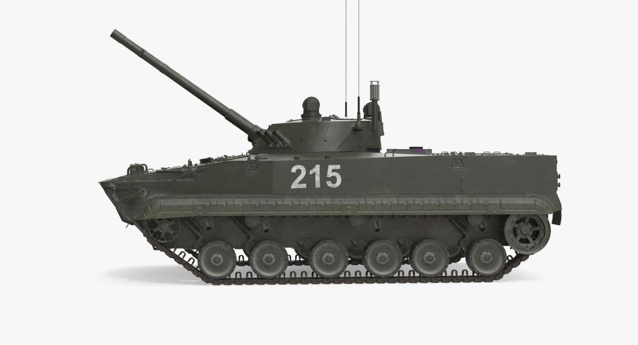 3D Rigged Russian Military Vehicles Collection model