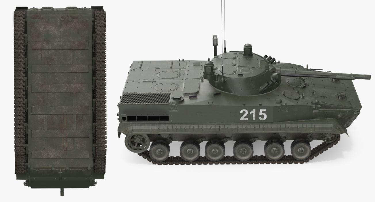 3D Rigged Russian Military Vehicles Collection model