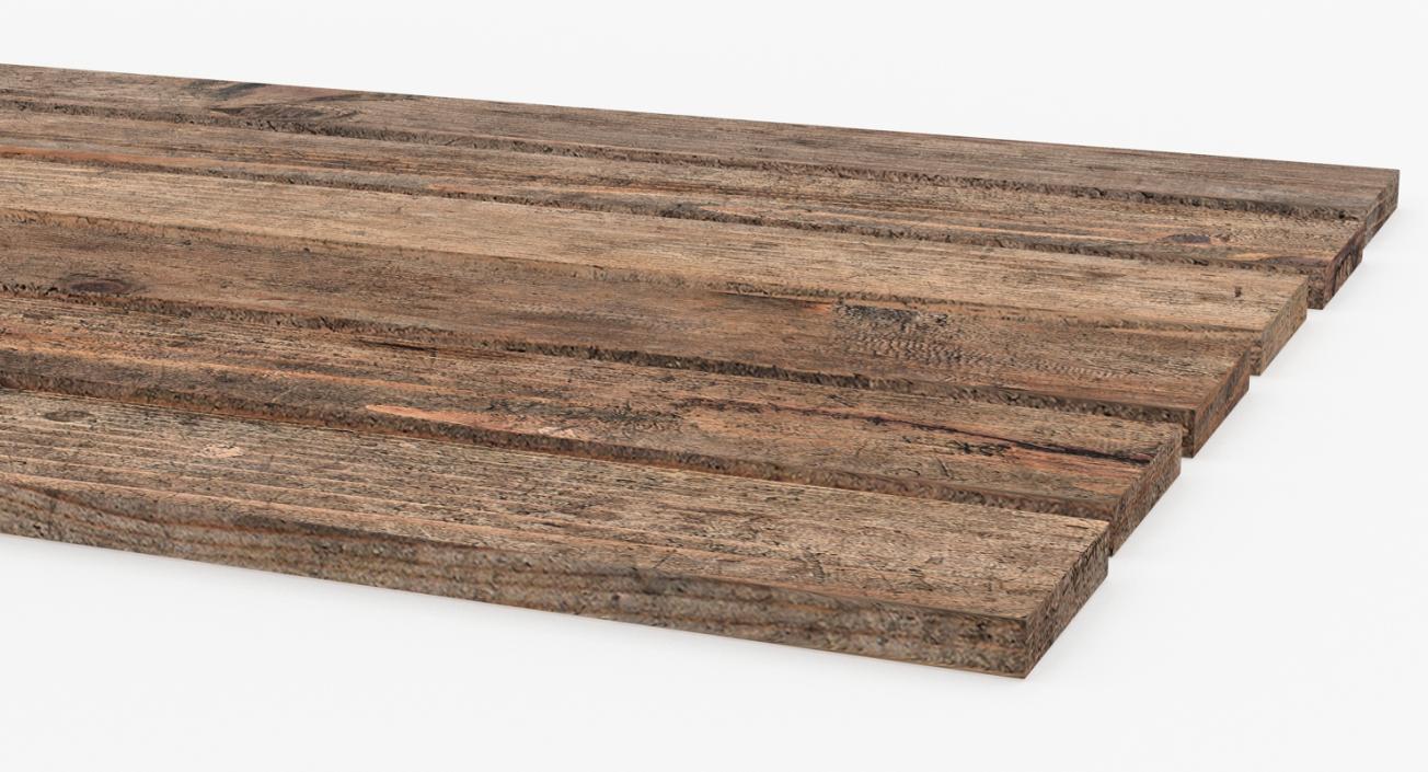 Old Wood Planks Set 3D model