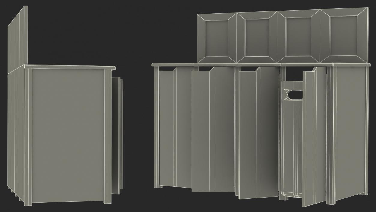 Sort Recycling Bins 3D model