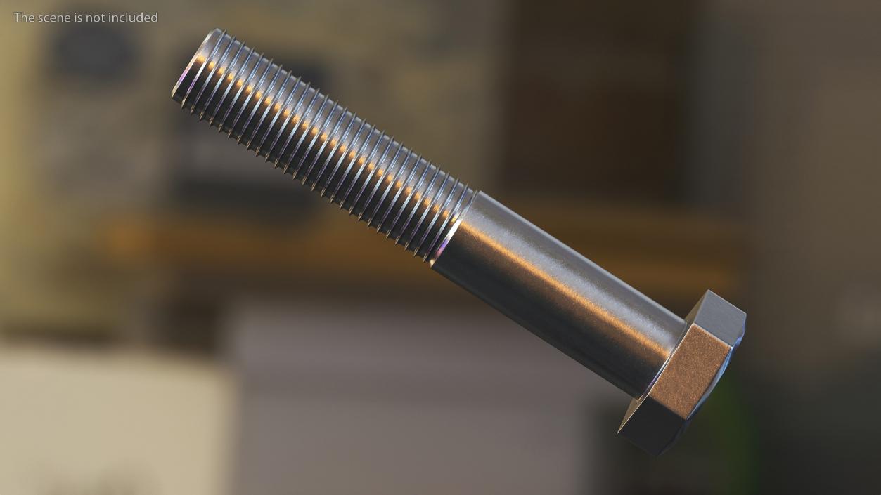 3D model Hex Bolt 2