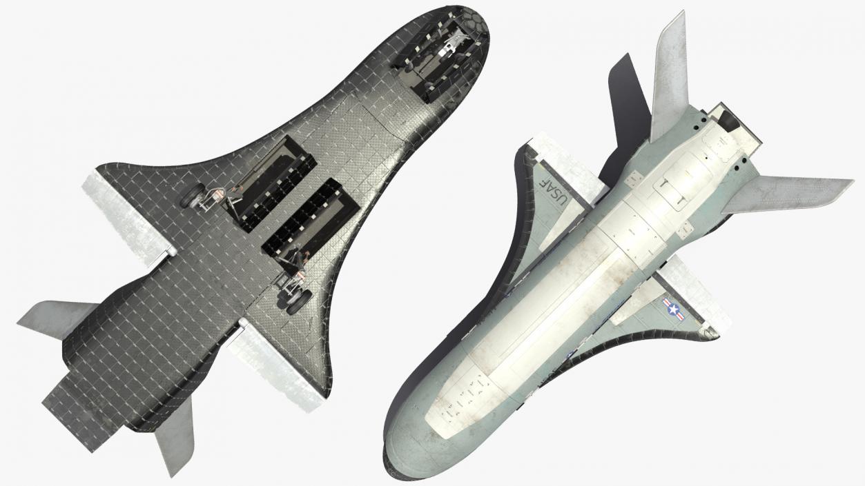 3D Boeing X37 Reusable Robotic Spacecraft model