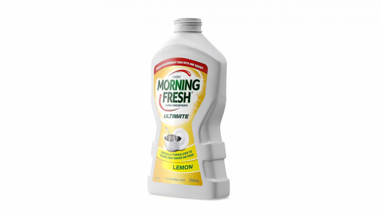 Dishwashing Liquid Morning Fresh Open Bottle 3D model