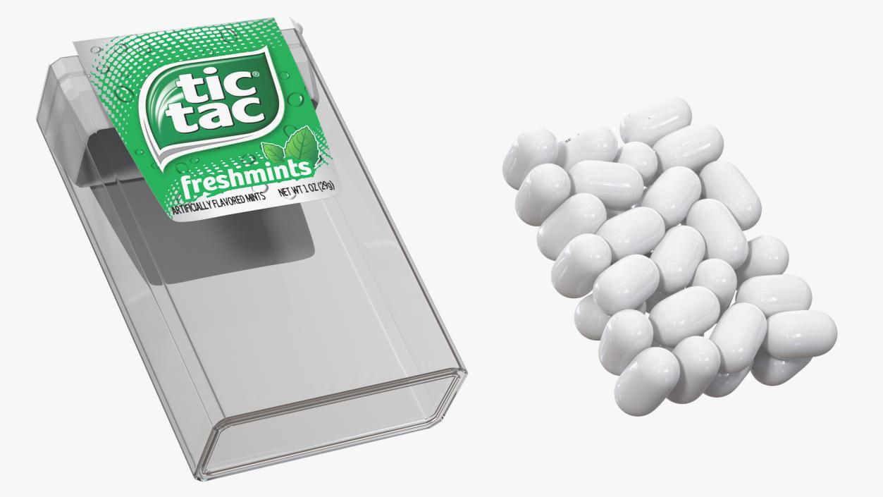 3D Tic Tac Freshmints Breath Mints