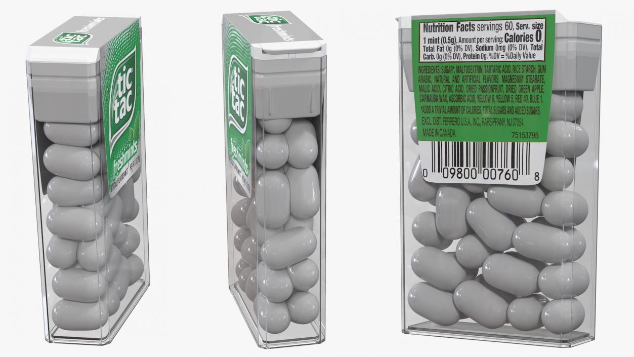 3D Tic Tac Freshmints Breath Mints