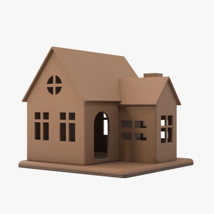 Cardboard Miniature House 2 3D