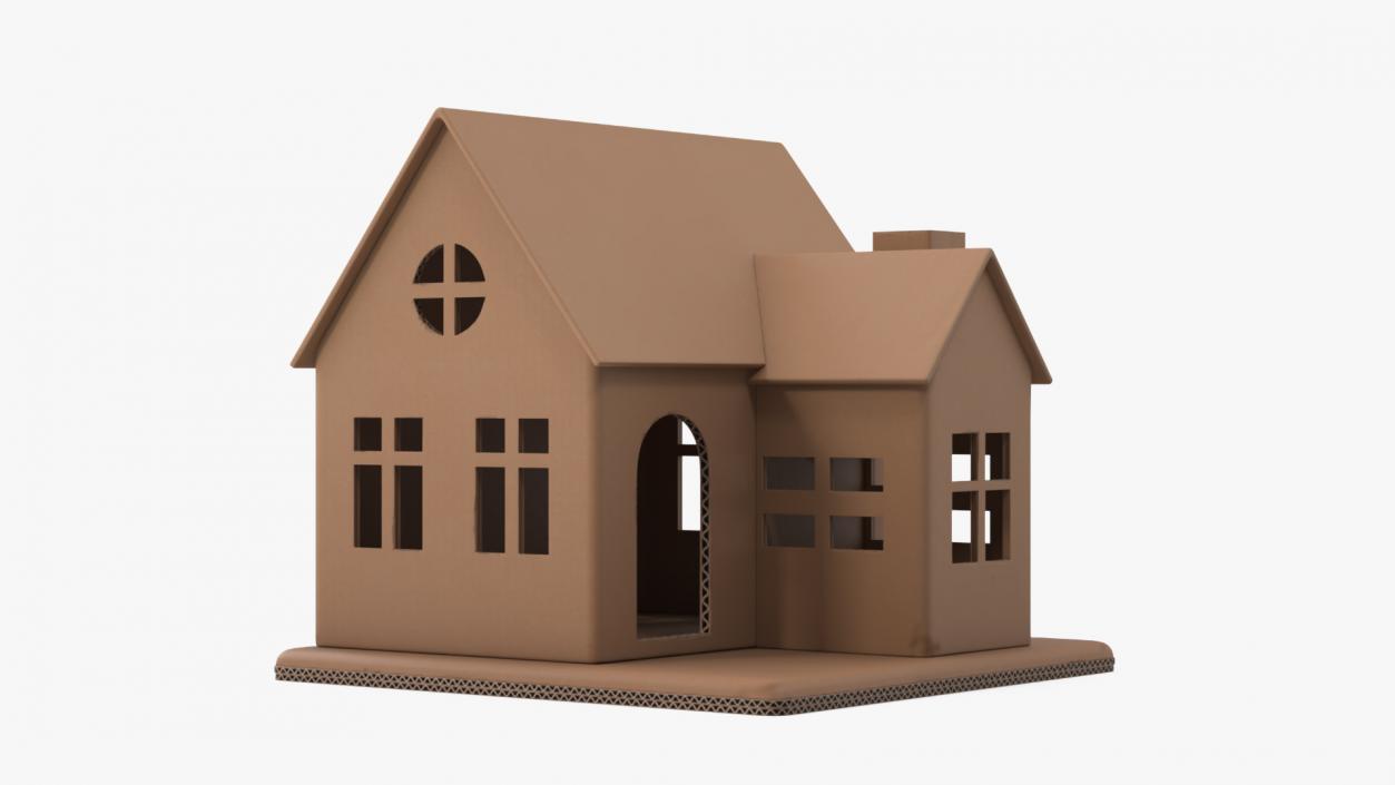 Cardboard Miniature House 2 3D