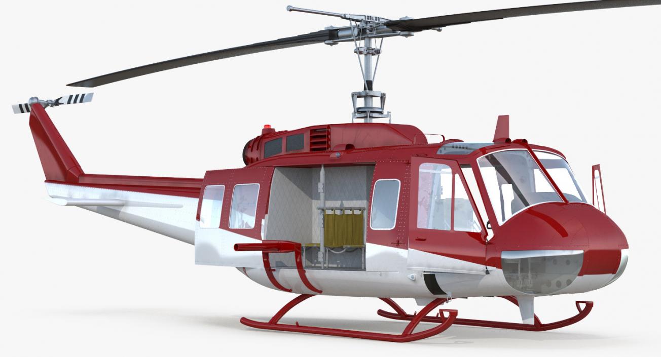 3D model Rigged Air Ambulance Helicopters 3D Models Collection 2