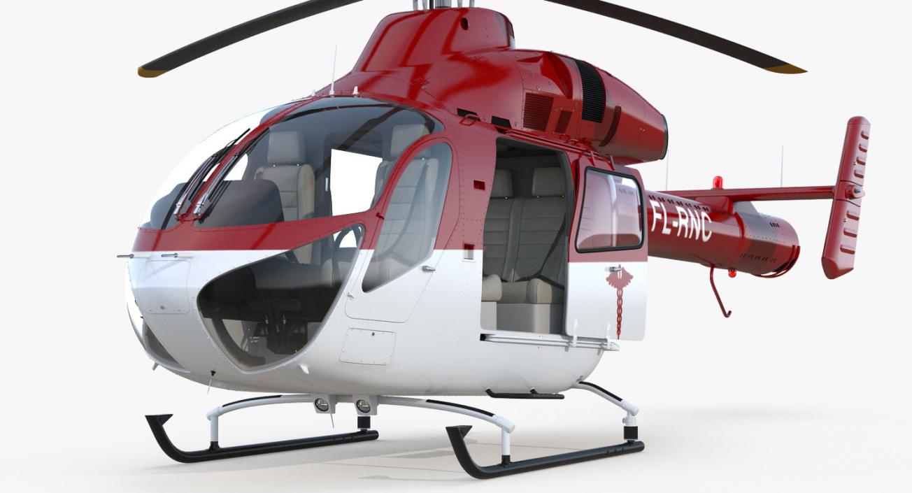 3D model Rigged Air Ambulance Helicopters 3D Models Collection 2