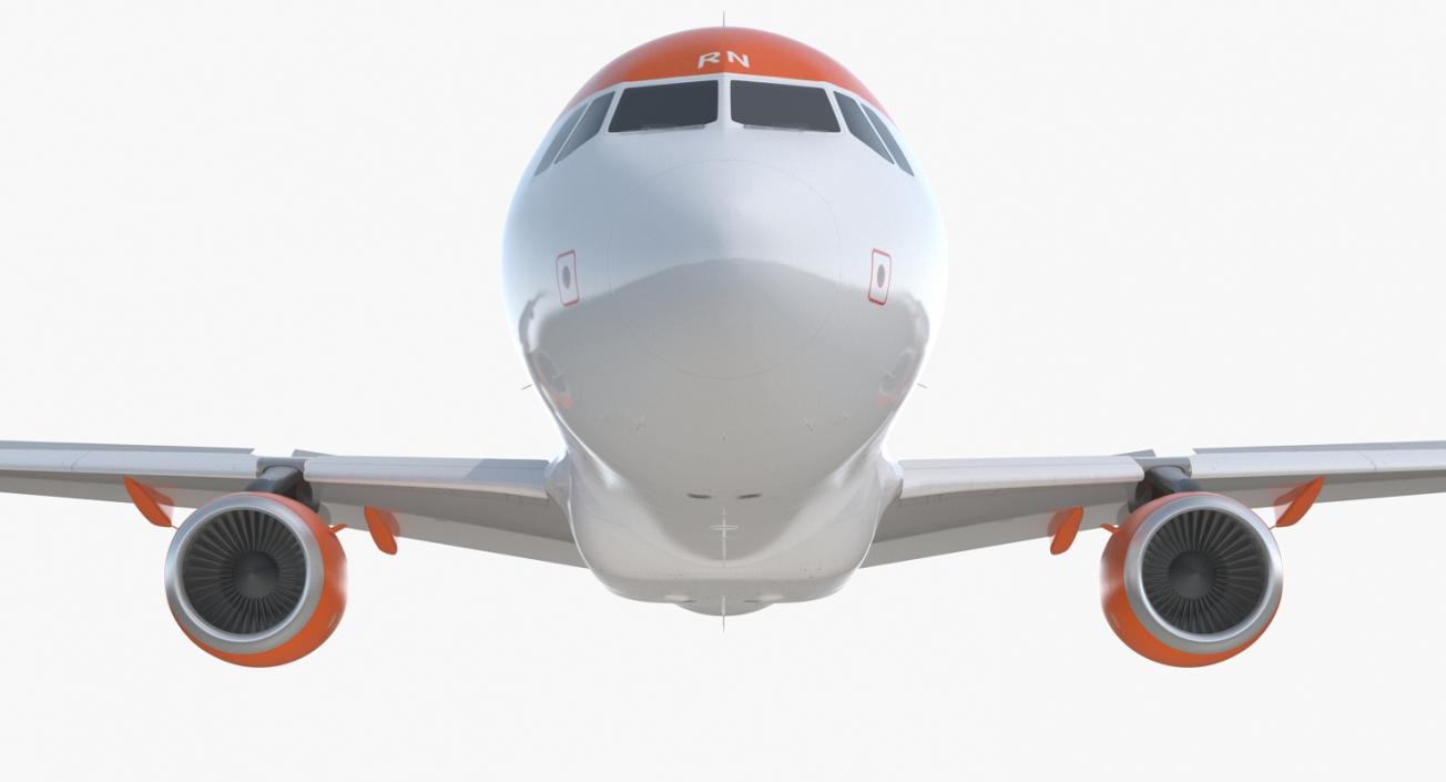 Airbus A321 EasyJet Airline Rigged 3D model