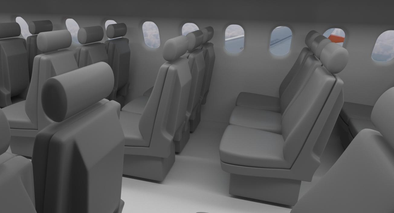 Airbus A321 EasyJet Airline Rigged 3D model