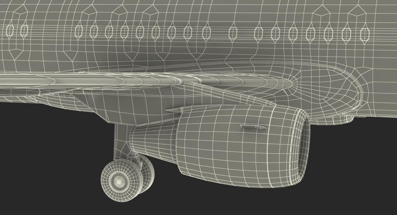 Airbus A321 EasyJet Airline Rigged 3D model