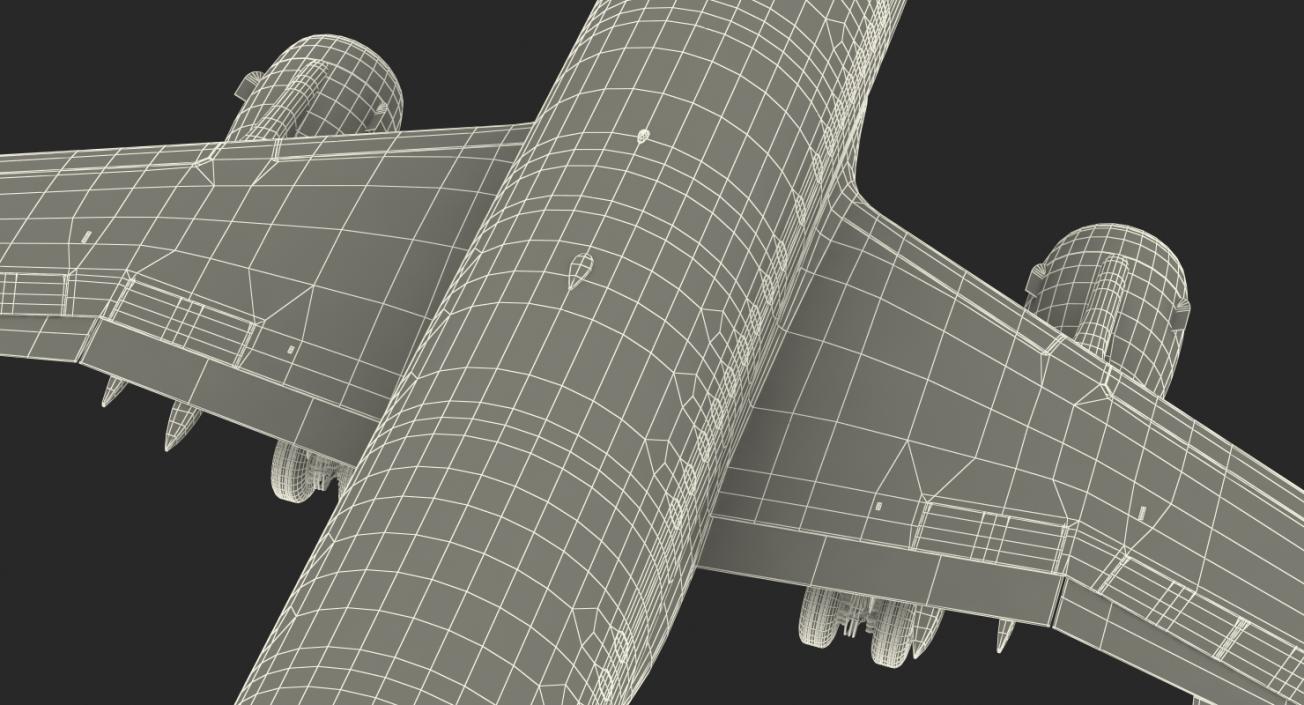 Airbus A321 EasyJet Airline Rigged 3D model