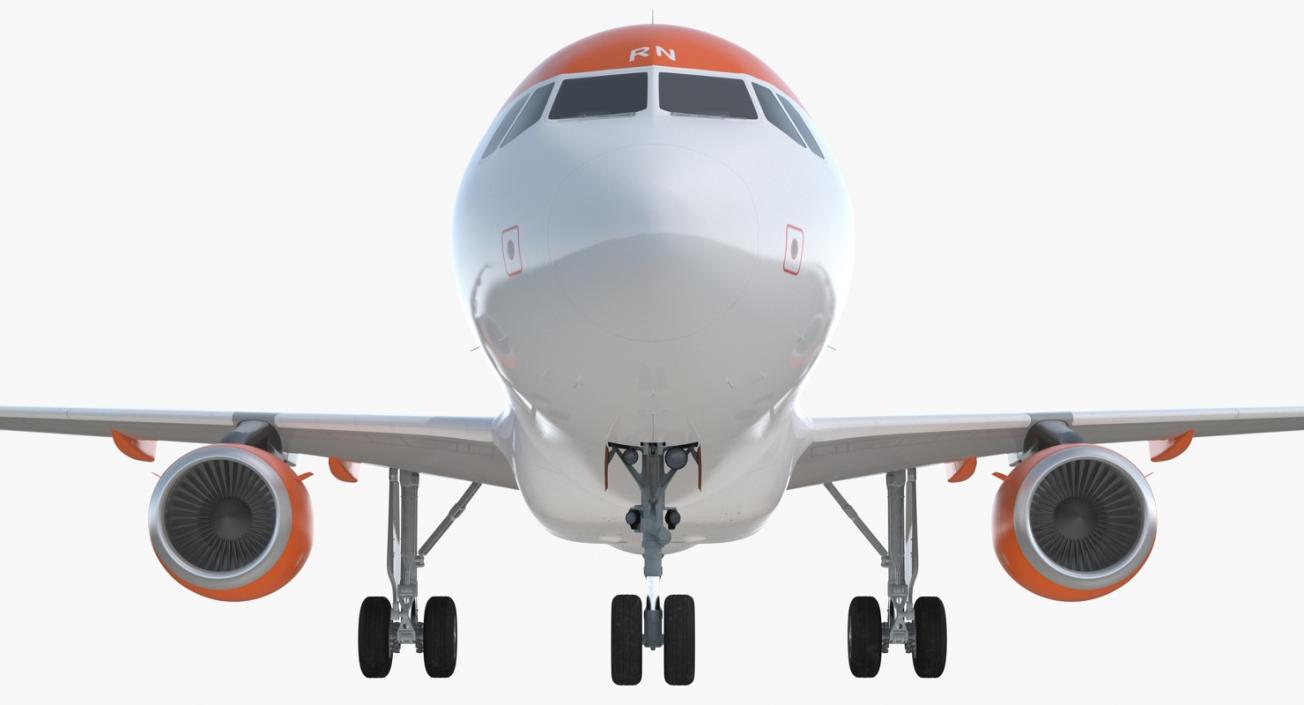 Airbus A321 EasyJet Airline Rigged 3D model