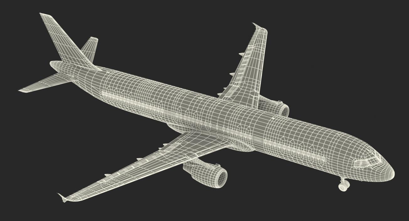 Airbus A321 EasyJet Airline Rigged 3D model