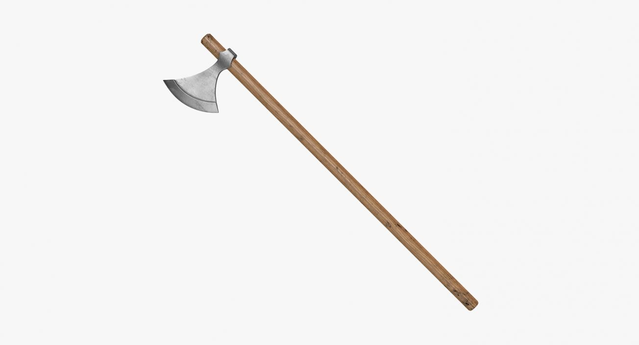 3D model Viking Long Axe