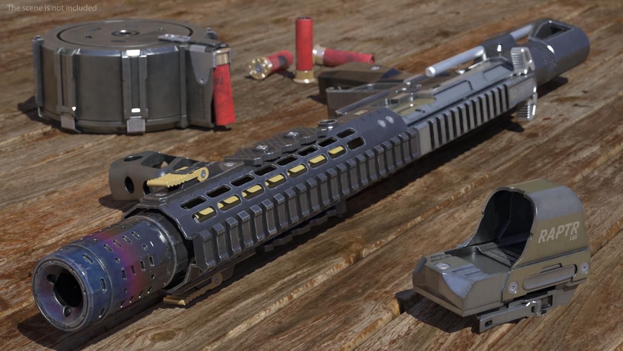 3D Custom Modern Shotgun