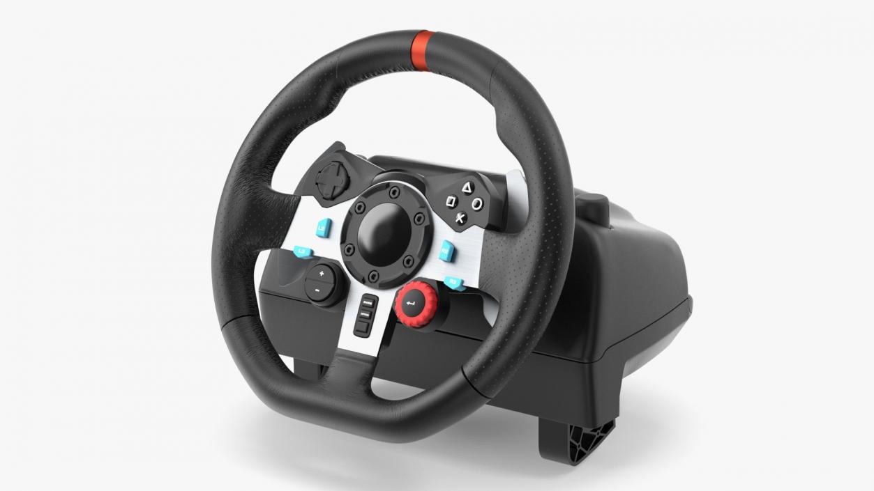 3D model Driving Game Device Wheel